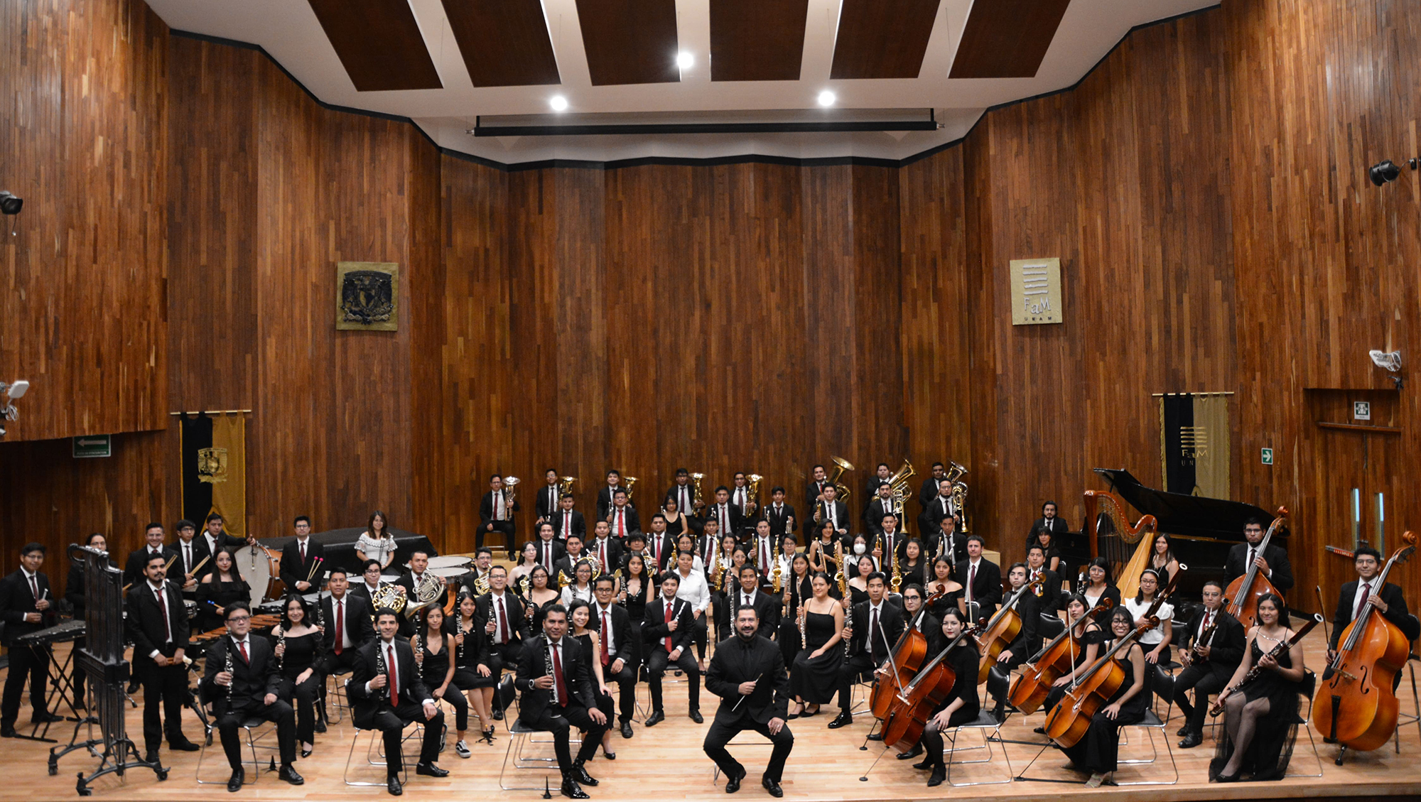 Banda Sinfónica de la Facultad de Música de la UNAM y Dartmouth College Wind Ensemble